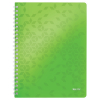 Notepad checkered spiral A4 | 5mm | green | Leitz WOW | 80 sheets 226222 - 1