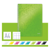 Notepad checkered spiral A4 | 5mm | green | Leitz WOW | 80 sheets 226222 - 3