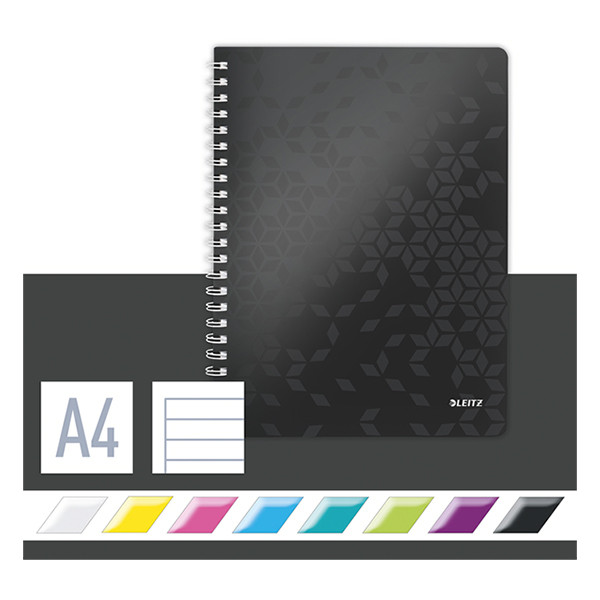 Notepad lecture block A4 | black | Leitz WOW | 80 sheets 226218 - 3