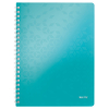 Notepad lecture block A4 | metallic ice blue | Leitz WOW | 80 sheets 211984 - 1