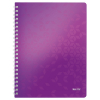 Notepad lecture block A4 | metallic purple | Leitz WOW | 80 sheets 211985 - 1