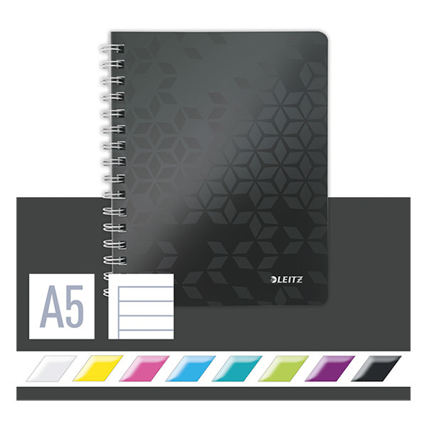 Notepad lecture block A5+ | black | Leitz WOW | 80 sheets 226224 - 4