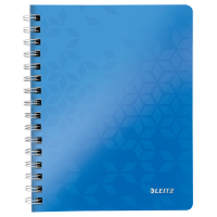 Notepad lecture block A5 | metallic blue | Leitz WOW | 80 sheets 211994
