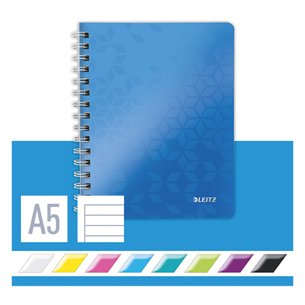 Notepad lecture block A5 | metallic blue | Leitz WOW | 80 sheets 211994 - 4