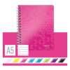Notepad lecture block A5 | metallic pink | Leitz WOW | 80 sheets 211993 - 5