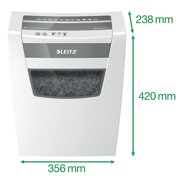 Leitz P4 paper shredder | Leitz IQ Home Office cross-cut 80090000 226120 - 4