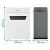 Leitz P4 paper shredder | Leitz IQ Protect Premium 8X cross-cut 80910000 226557 - 4