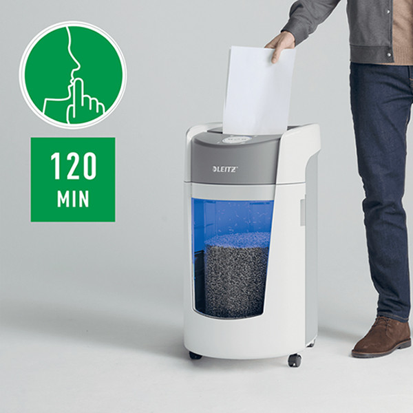 P5 paper shredder | Leitz IQ OptiMax Office micro-cut 227640 - 4