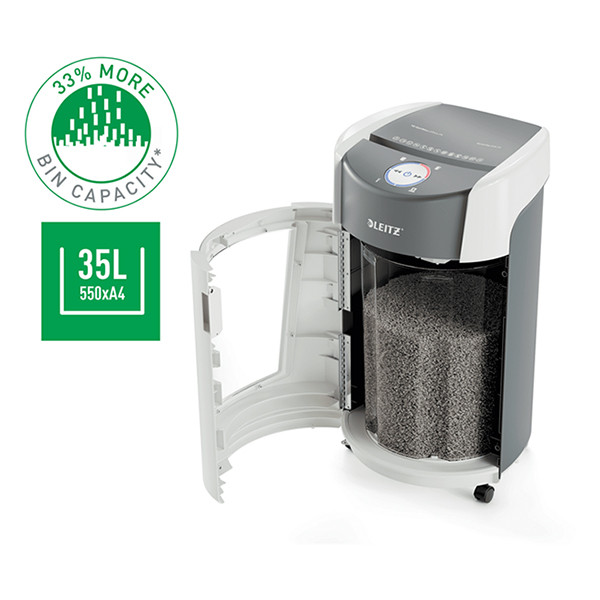 P5 paper shredder | Leitz IQ OptiMax Office micro-cut 227640 - 6