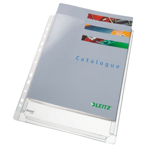 Plastic expanding punched pocket A4, 11-hole | 170 micron | Leitz premium | 5-pack 202526 - 1