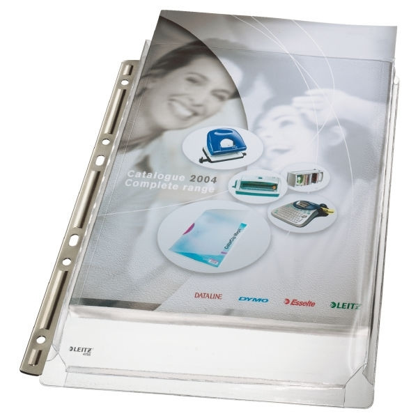 Plastic expanding punched pocket with metal strip | A3, 11-hole | 170 micron | Leitz premium | 3-pack 202525 - 1