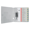 Plastic printable tabs 1-20 (20 white/coloured tabs) | A4, 11-hole | Leitz Cozy 226369 - 2