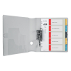 Plastic printable tabs 1-5 (5 white/coloured tabs) | A4, 11-hole | Leitz Cozy 226365 - 2