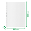 Plastic punched pocket A4+, 11-hole | 100 micron | Leitz Recycle | 25-pack 226488 - 3