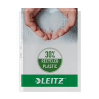 Plastic punched pocket A4, 4-hole | 130 micron | Leitz premium | 100-pack 211488