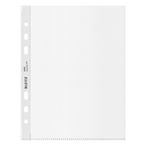 Plastic punched pocket A5, 6-hole | 100 micron | Leitz Recycle | 25-pack 226486 - 1