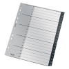Plastic tabs 1-20 (20 black tabs) | A4, 11-hole | Leitz Recycle 226472 - 3
