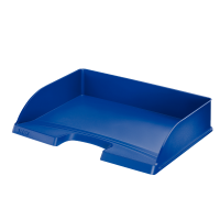 Leitz Plus blue landscape letter tray 52180035 211814