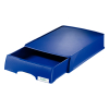 Leitz Plus blue letter tray with drawer 52100035 202521 - 2