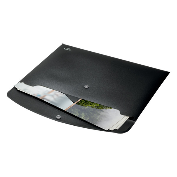 Project folder with push button (1 compartment) | Leitz Recycle black 226494 - 3