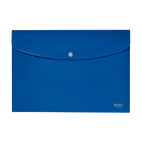 Project folder with push button (1 compartment) | Leitz Recycle blue 227566