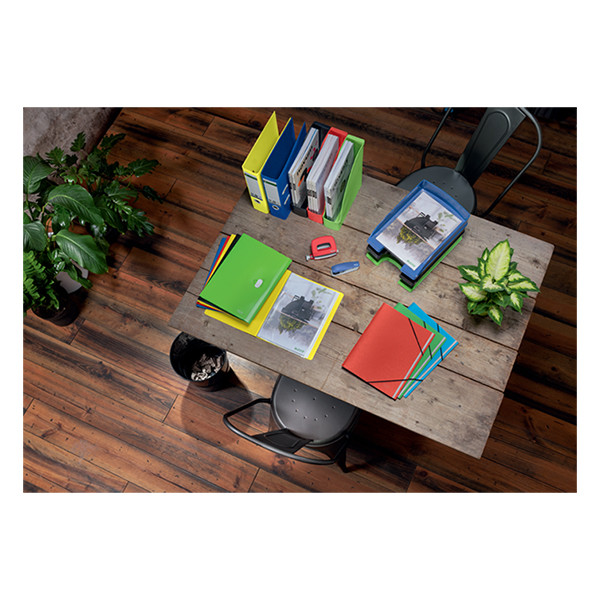 Project folder with push button (1 compartment) | Leitz Recycle blue 227566 - 4