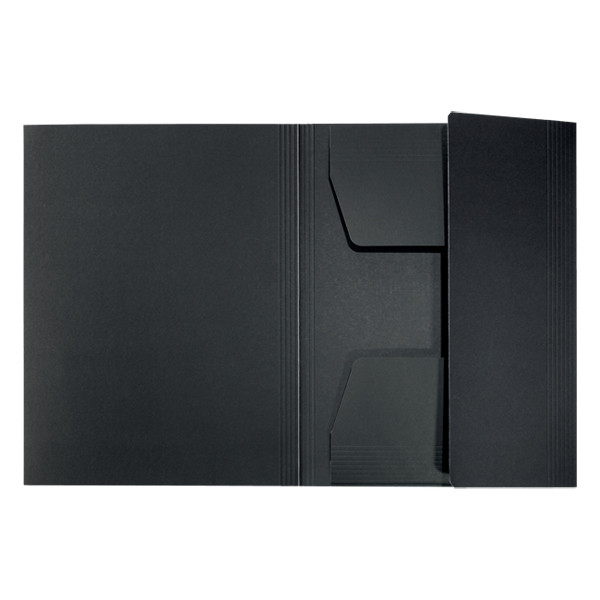 Leitz Recycle black A4 cardboard 3-flap folder 39060095 226480 - 1