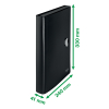Leitz Recycle black project folder (5 compartments) 46240095 226491 - 3