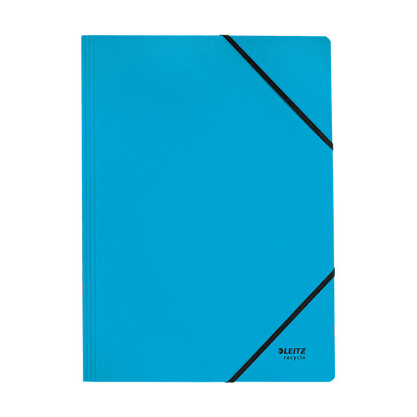 Leitz Recycle blue A4 cardboard elastic folder 39080035 227558 - 1