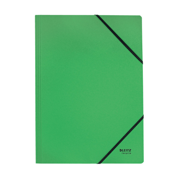 Leitz Recycle green A4 cardboard elastic folder 39080055 227559 - 1