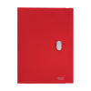 Leitz Recycle red A4 plastic 3-flap folder with closure 46220025 227561