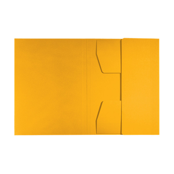 Leitz Recycle yellow A4 cardboard 3-flap folder 39060015 227552 - 1