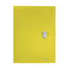 Leitz Recycle yellow A4 plastic 3-flap folder with closure 46220015 227560