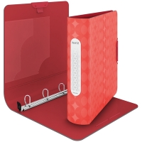 Leitz Retro Chic neon red ring binder with 4 D-rings 42560020 211276