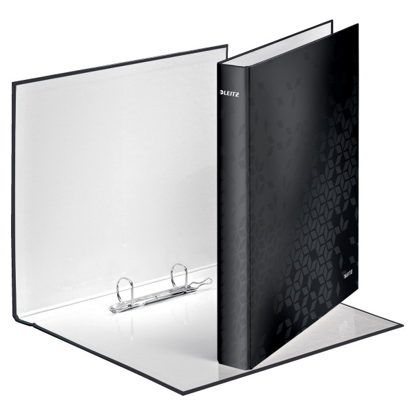 Ring binder 25mm (2x D-rings) | Leitz 4241 WOW | black 226243 - 1