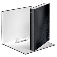 Ring binder 25mm (2x D-rings) | Leitz 4241 WOW | black 226243