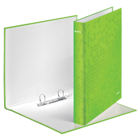 Ring binder 40mm (2x D-rings) | Leitz 4241 WOW | green 226244