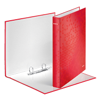 Ring binder 40mm (2x D-rings) | Leitz 4241 WOW | red 227644