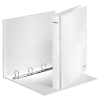 Ring binder 40mm (4x D-rings) | Leitz 4242 WOW | metallic white 211304 - 1