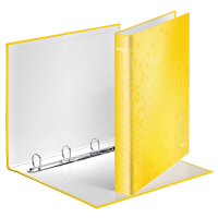 Ring binder 40mm (4x D-rings) | Leitz 4242 WOW | yellow 226248