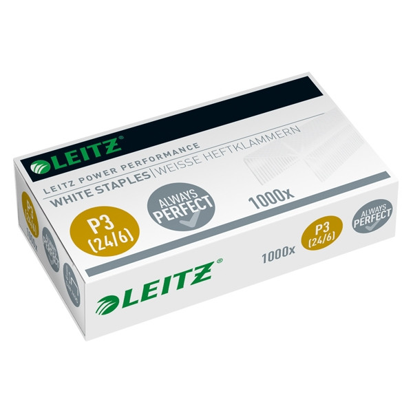 Staples 24/6 | white | Leitz Power Performance P3 | 1000 pack 226047 - 1