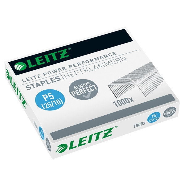 Staples 25/10 | Leitz Power Performance P5 | 1000 pack 211420 - 1
