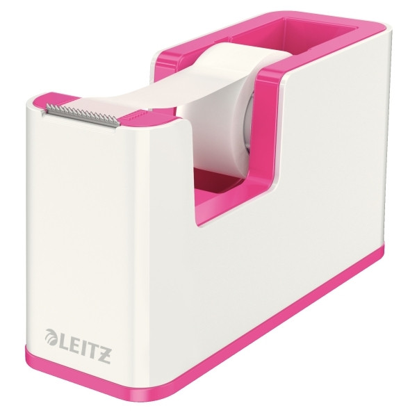 Tape dispenser | Leitz WOW white/pink 226044 - 1