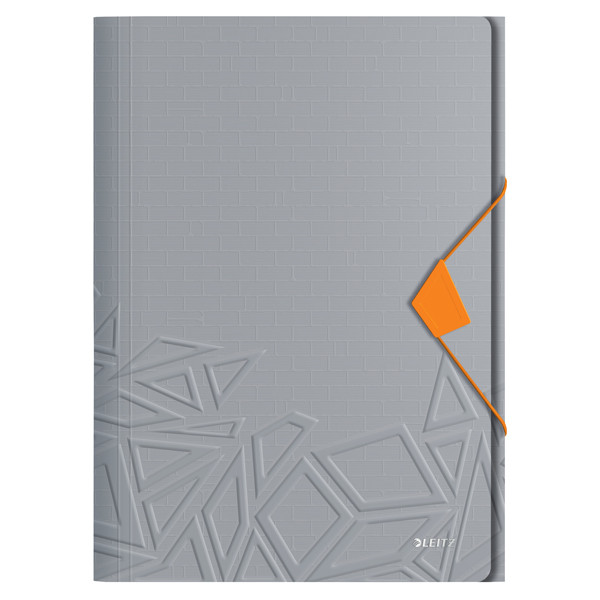 Leitz Urban Chic dark grey plastic 3-flap folder 46490088 226541 - 1