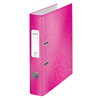 Leitz WOW 180° metallic pink lever arch file, 50mm 10060023 202964