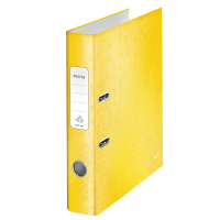 Leitz WOW 180° yellow lever arch file binder, 50mm 10060016 226176