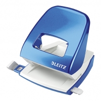 Leitz WOW 5008 metallic blue 2-hole punch, 3mm (30-sheets) 50081036 211794
