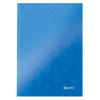 Leitz WOW A5 blue hardback lined notebook 46271036 211504