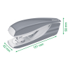 Leitz WOW NeXXt metallic white stapler 55021001 226051 - 3