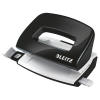 Leitz WOW black mini 2-hole punch (10-sheets)